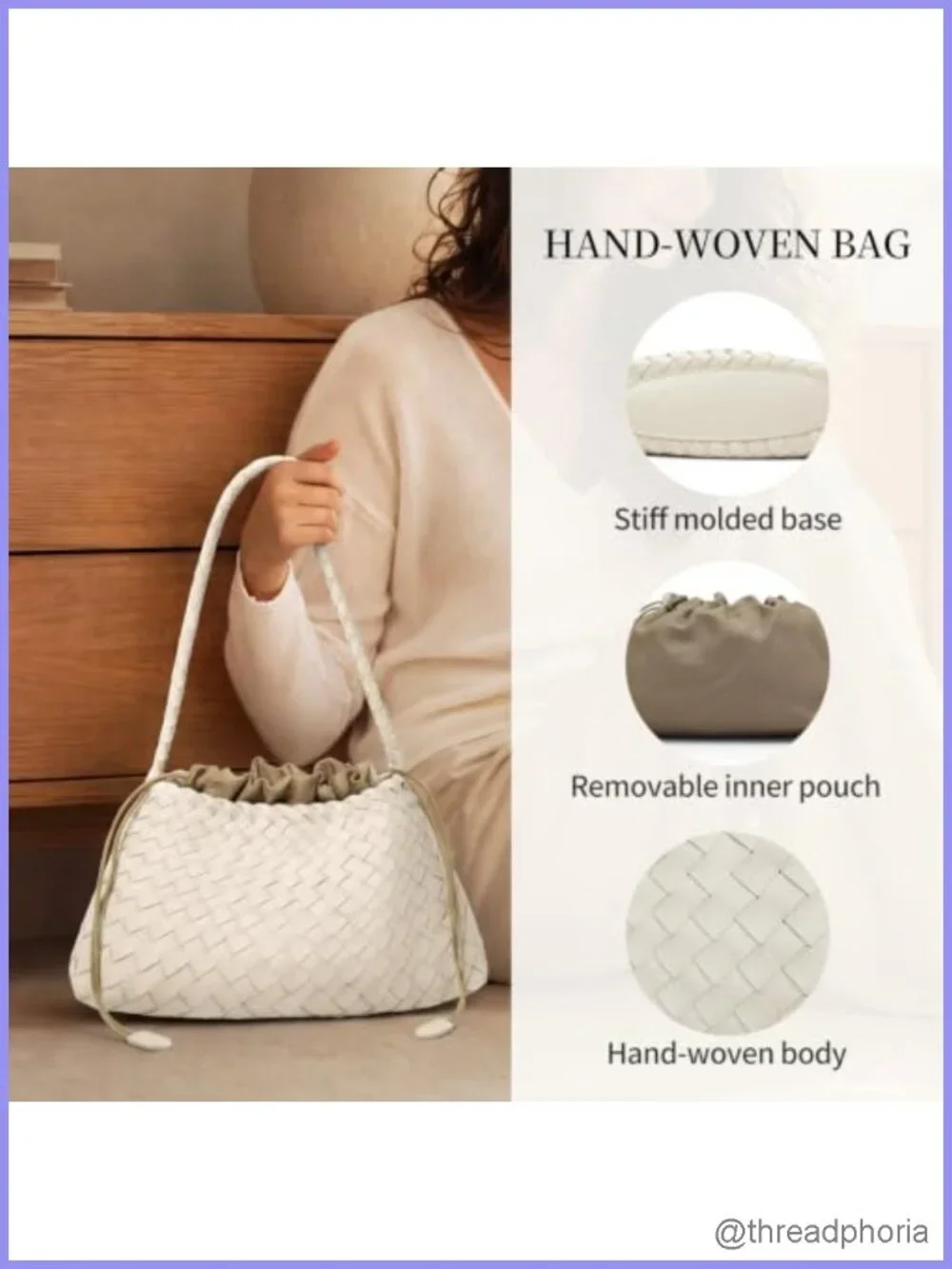 N/A handwoven hobo